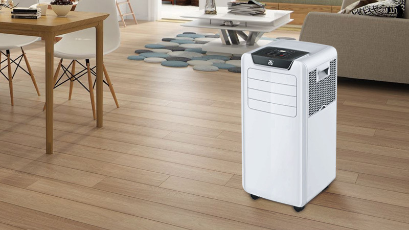 อินเวอร์เตอร์ความร้อนและความเย็น 9000Btu 220V 50Hz AC มือถือยืนพกพาแอร์