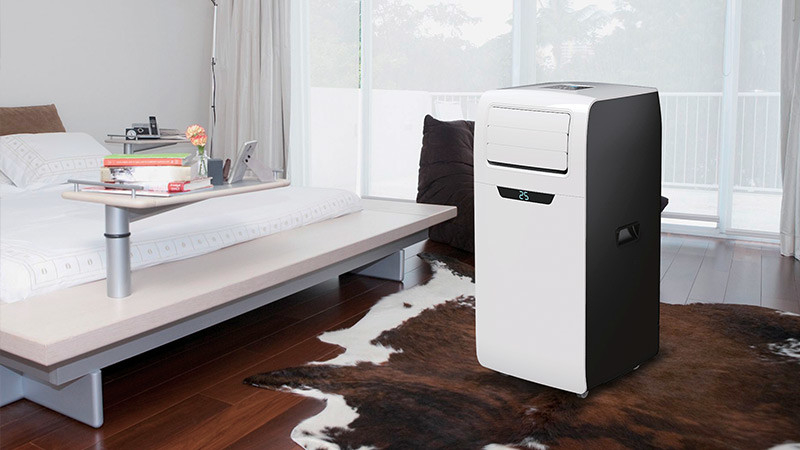 9000BTU หน่วย AC ห้องพกพาที่มี WIFI ระยะไกลกําจัดความชื้นและโหมดนอน