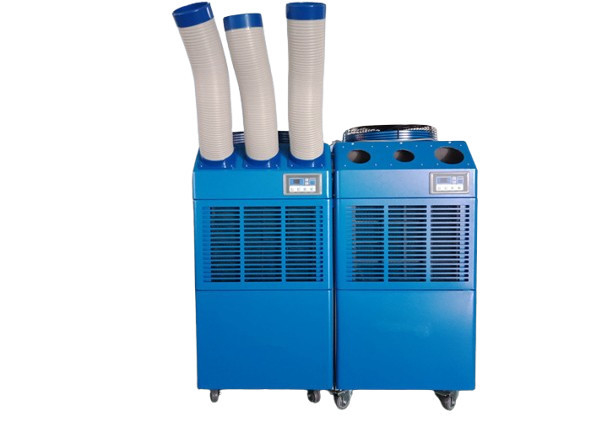 6เครื่องทําความเย็นอากาศแบบพกพาแบบหมุนเวียนขนาด.5kw เครื่องทําความเย็นอากาศแบบพกพาแบบพกพาที่ทําความเย็นด้วยอากาศขนาด 22000btu