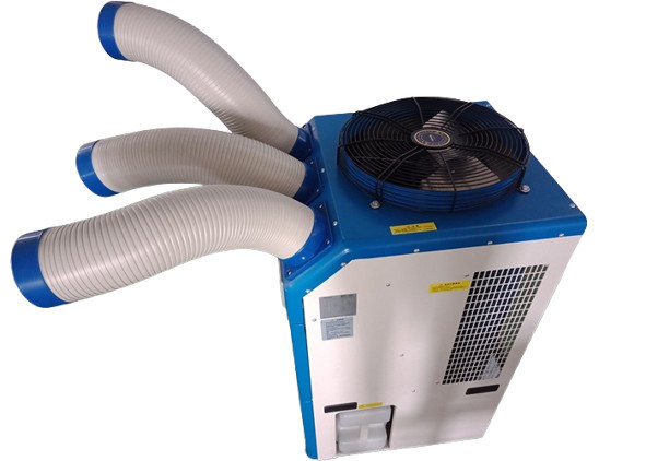 6500w เครื่องเย็นจุดเย็นด้วยอากาศ 220v 50hz อุตสาหกรรมพกพา AC Cooler 22000btu