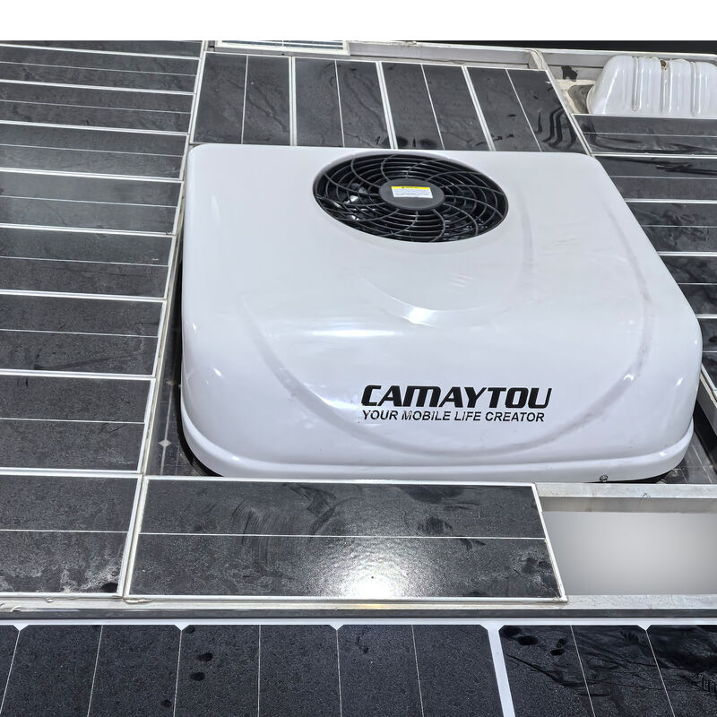 Roof Electric Parking Dc 12v 24v 48v Rv Marine 12 Volt air Conditioner Parking Cooler for Car Rv Van caravan Cabin Truck Boat