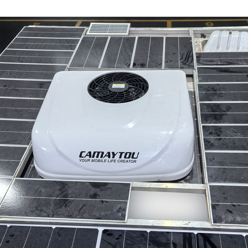12 โวลต์ 12v Rv เครื่องปรับอากาศ AC หน่วย ระบบปรับอากาศ 12 โวลต์ 24v 48v คาราวาน แคมเปอร์ แฟน รถบ้าน 12v